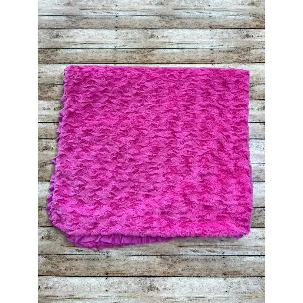 Posh Peanut Dancing Daisies Minky Luxette Bamboo Patoo Blanket 35x35